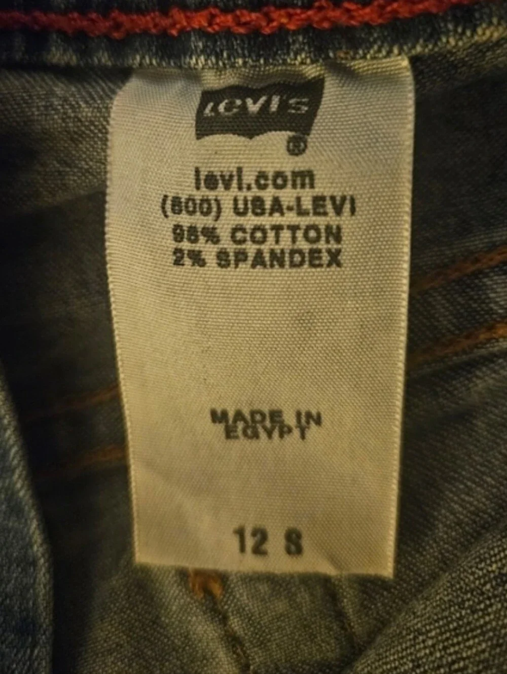 Levi's Strauss & Company Medium Blue High-Rise Long Denim Shorts - 32